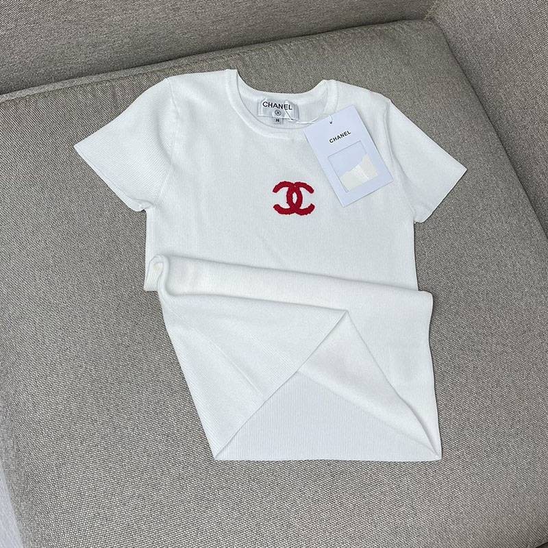 21AW新作シャネル トップス ロゴTシャツ スーパーコピー shh33244